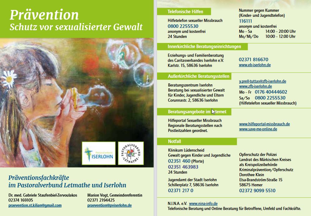 Flyer Schutzkonzept