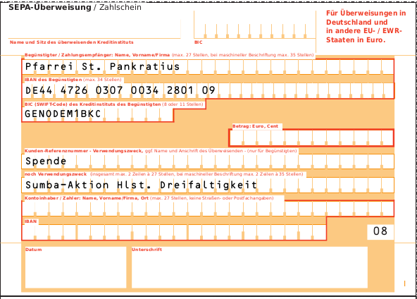 Sumba_Überweisungsträger